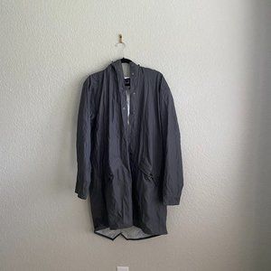 Rains Unisex Long Raincoat in Grey